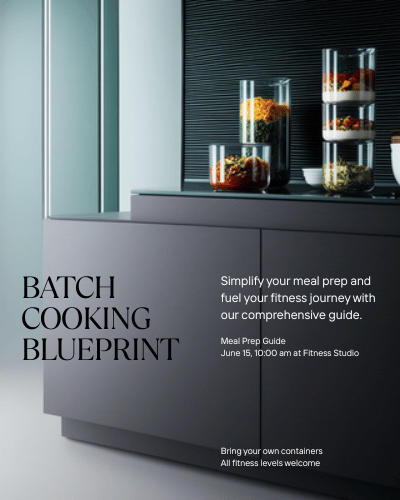 Batch Cooking Blueprint